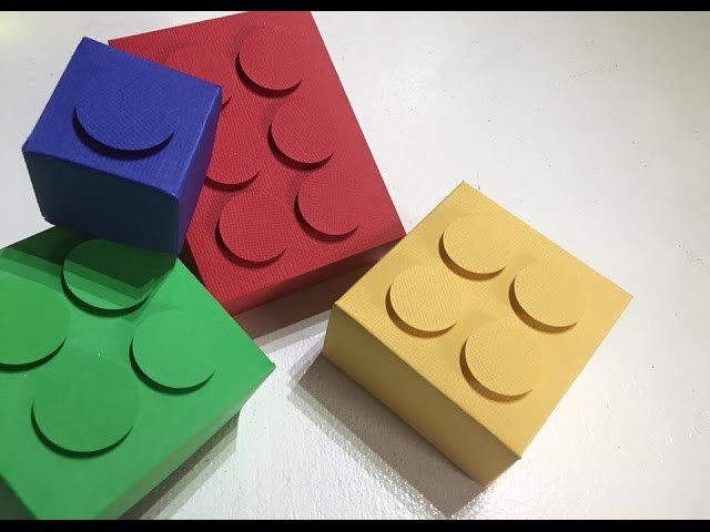 TUTORIAL Cajitas de Lego.DIY Lego Boxes Fácil