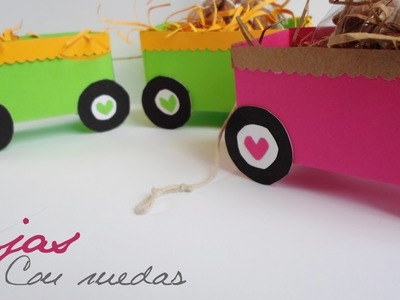 Cajas con ruedas || Paper Crafting ||