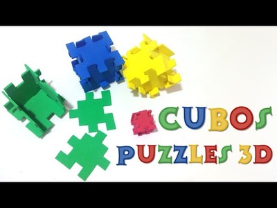 DIY puzzles 3D, juego de lógica cubos de goma EVA - Coco Crush - Happy Cubes