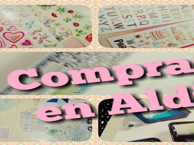 Minicompras Aldi manualidades. Angelei