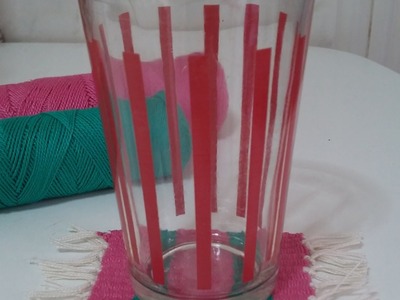 Posavaso tejido muy facil.