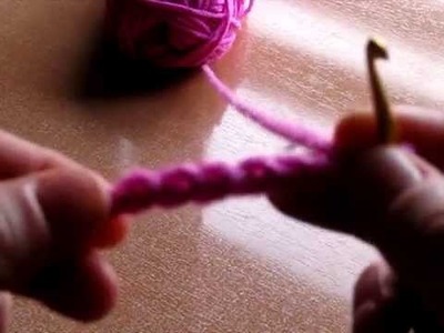 Puntos de crochet. ganchillo 1: Punto de cadena o cadeneta (Chain)