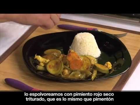 Cacerola de verduras con pollo al curry ["Revista del Consumidor TV" 26.1]