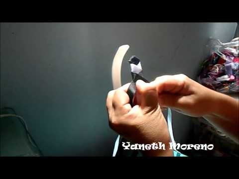 Cintillo tejido  en V