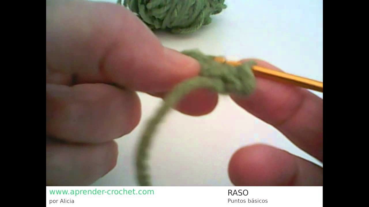 Cómo hacer el Punto Raso en Crochet