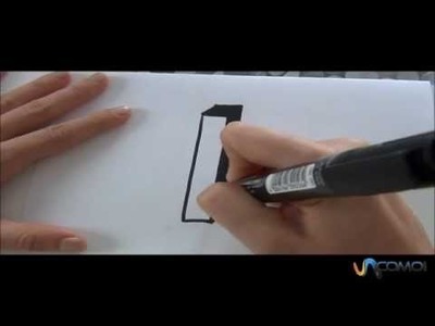 Cómo hacer la letra I en 3D - How to make the letter I in 3D