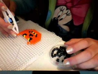 Como hacer un calabaza de perler beads