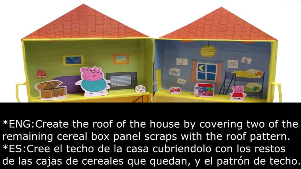 Construye la casa de Peppa Pig, Manualidades infantiles
