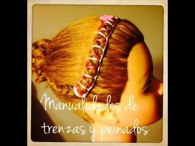 Encintado o Tejido en el Cabello Paso a Paso - Step by Step Ribbon Weave for Hair