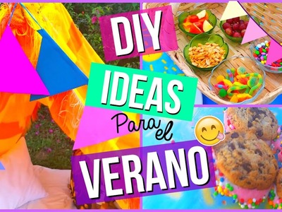 Ideas Para El Verano! DIY Snacks & Decor ☀
