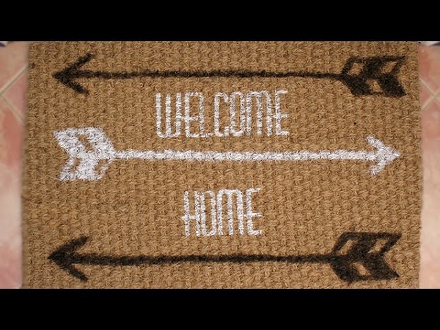 Personaliza un felpudo - DIY