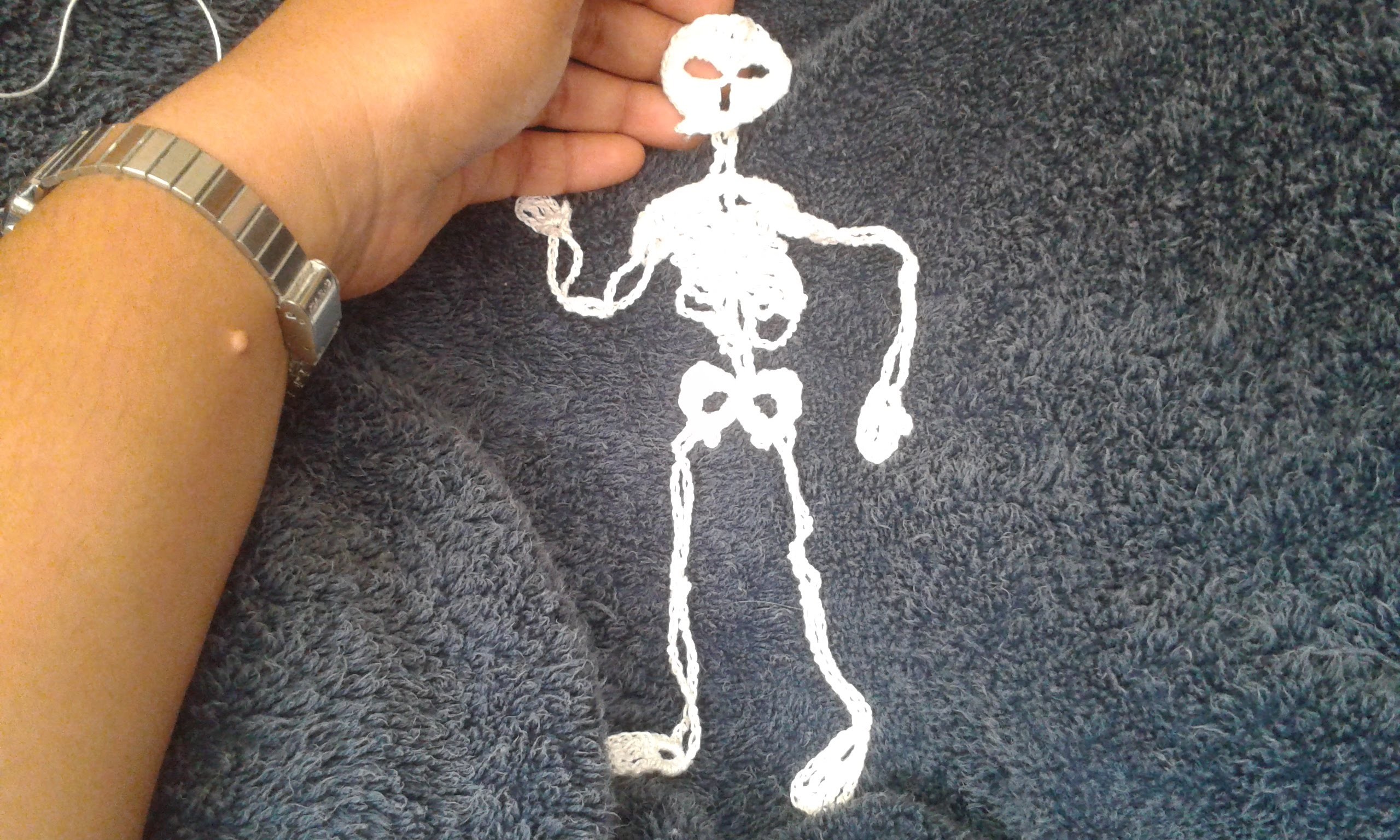 Esqueleto crochet video 3: Brazo y mano