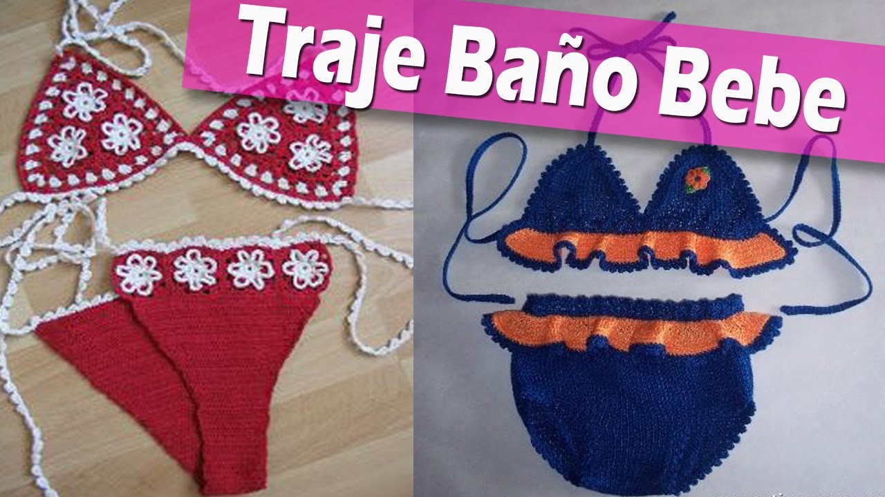 Traje de Baño Para Bebe - Tejidos a Crochet Ganchillo Imagenes