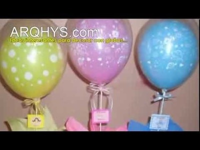 ¿Cómo decorar con globos para el Baby Shower?