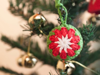 Cómo hacer una bola de ganchillo para el árbol de Navidad | Christmas tree crochet ball