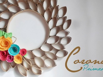 Corona Primaveral || Reciclaje ||