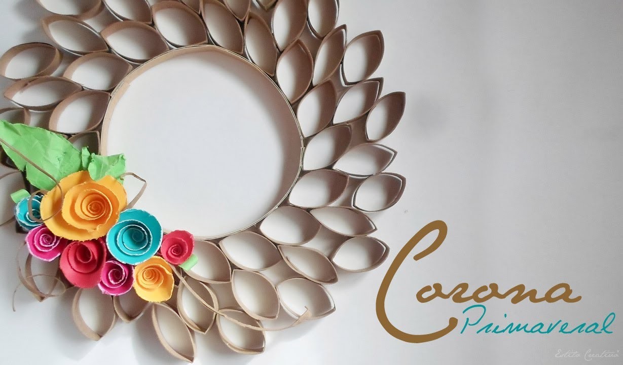 Corona Primaveral || Reciclaje ||