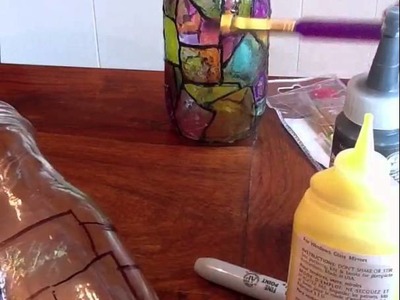 Reciclando una botella de vidrio