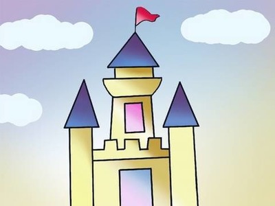 Tutorial de dibujo: como dibujar un sencillo castillo