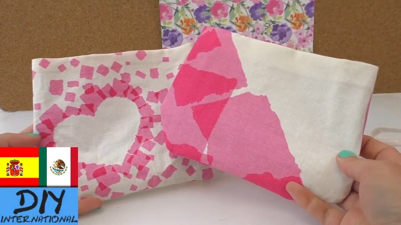 Como hacer un bolso con tela sin costuras - muy fácil - DIY bolsa