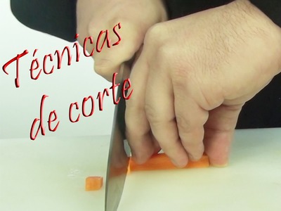 Técnicas de corte de Chef: Como usar los cuchillos y cortes de verduras
