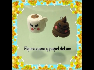 Tutorial DIY papel y caca wc iclay, fimo.role modeling and  poo polymer clay
