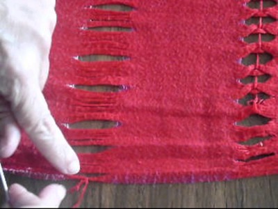 Cómo coser  una vainica para darle estilo a un pañuelo