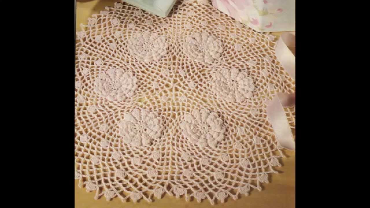 Como Tejer Carpeta Flor de Algodón a crochet 8