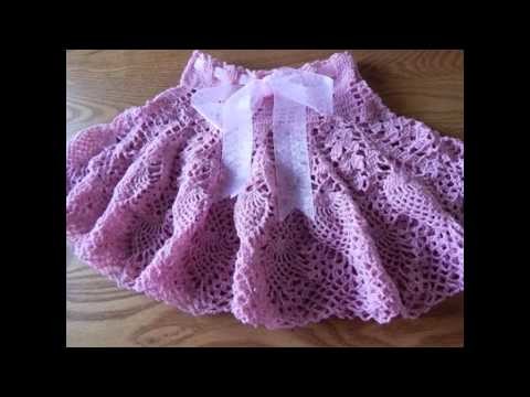 Falda para niña tejidas a crochet - Ganchillo  diseños