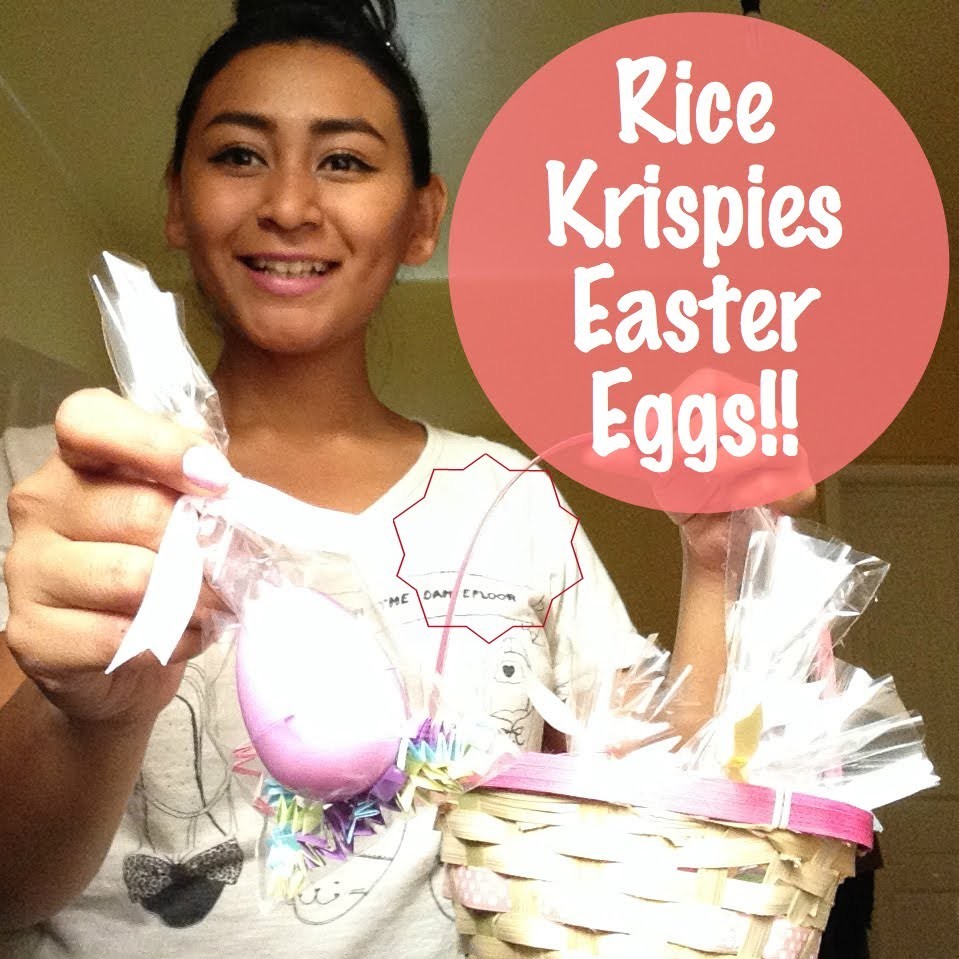 Rice Krispie Easter Eggs!!! RECETA FÁCIL!!! *Huevos de Pascua de Arroz Inflado*