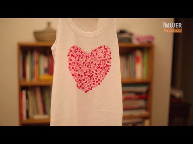 Camiseta decorada para San Valentín | Ideas para San Valentín | @iMujerHogar