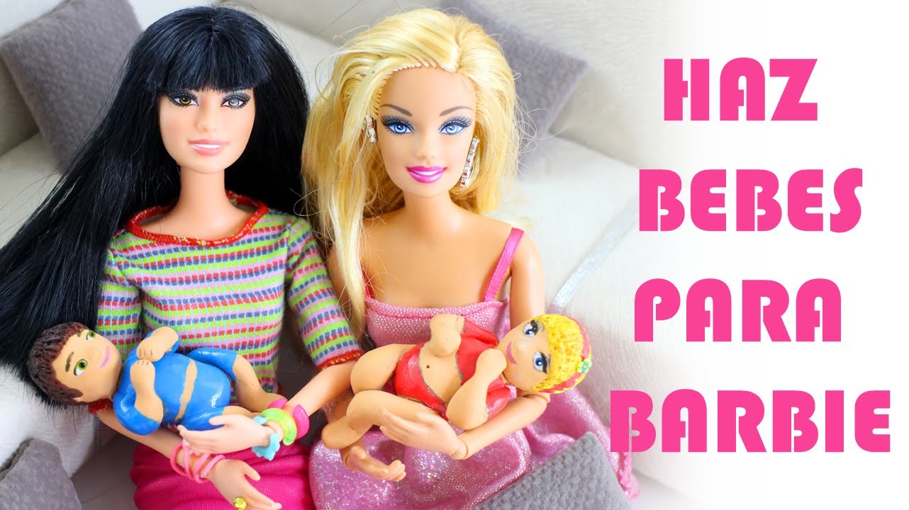 Cómo hacer bebes o bebé para tu Barbie - Manualidades para muñecas