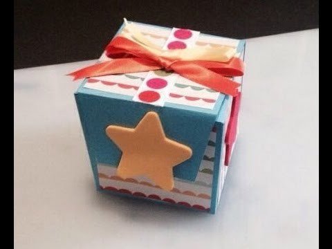 DIY: Tarjeta armable sorpresa cubo (scrapbook)