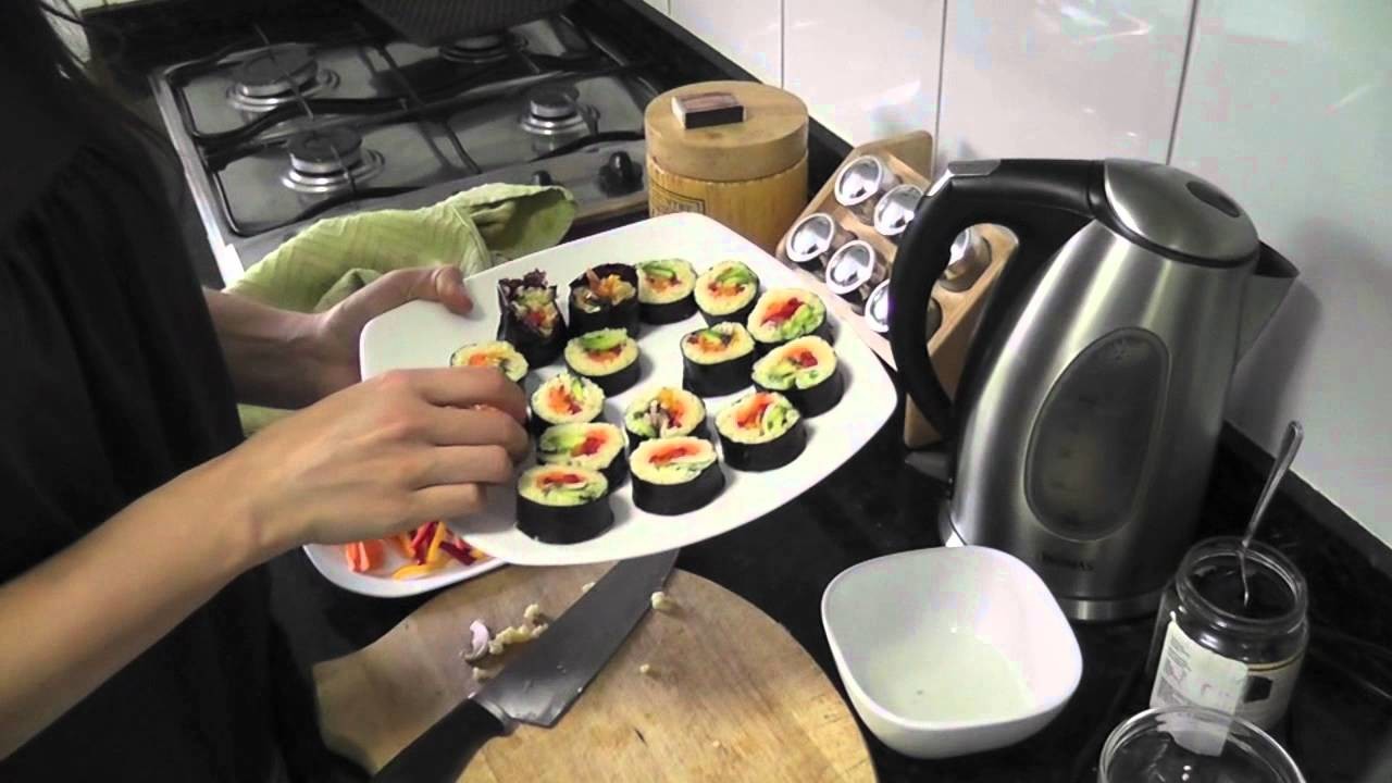 Sushi sin arroz (con Mijo) #25 - Millet sushi  recipe (with no rice)