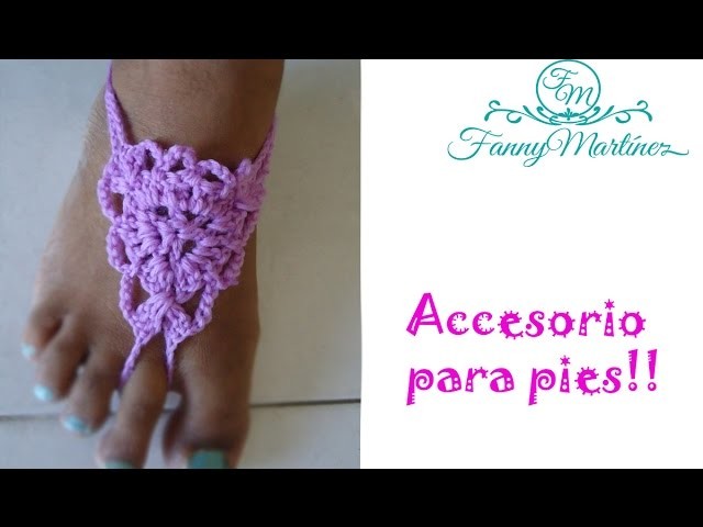 DIY-Crochet *Sandalias descalzas* (barefoot)