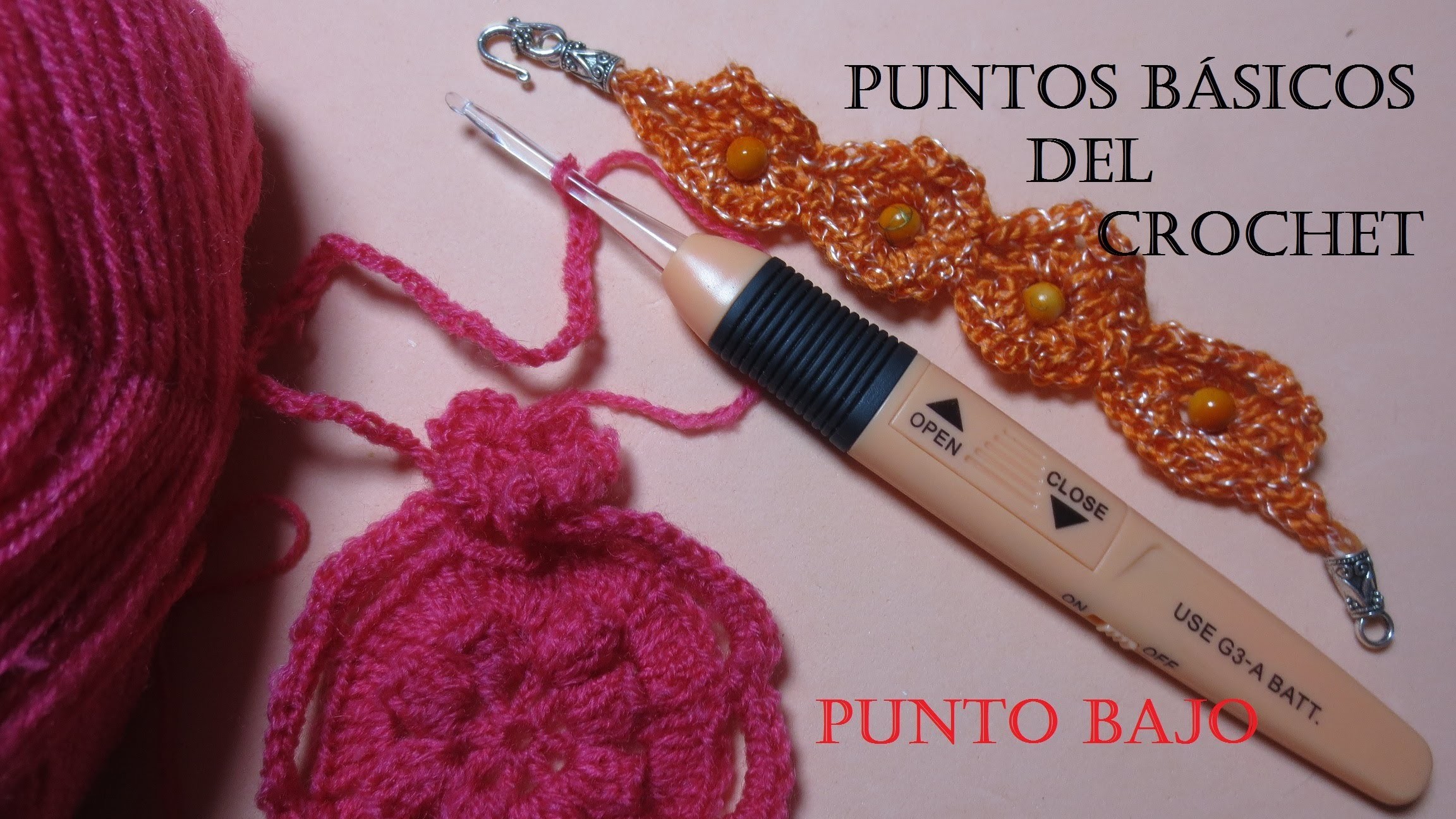 Básicos crochet puntos bajo
