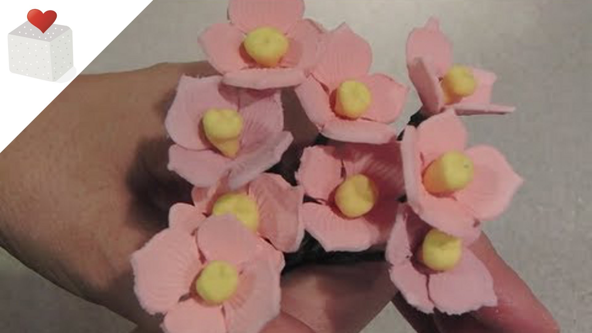 Cómo modelar una Flor Hortensia con pasta de flores | Modelados por Azúcar con Amor