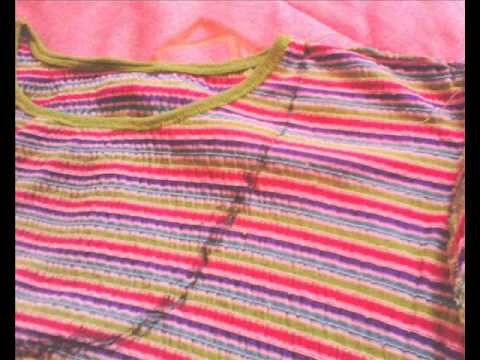 Como reciclar una blusa o camisa en gorro o boina