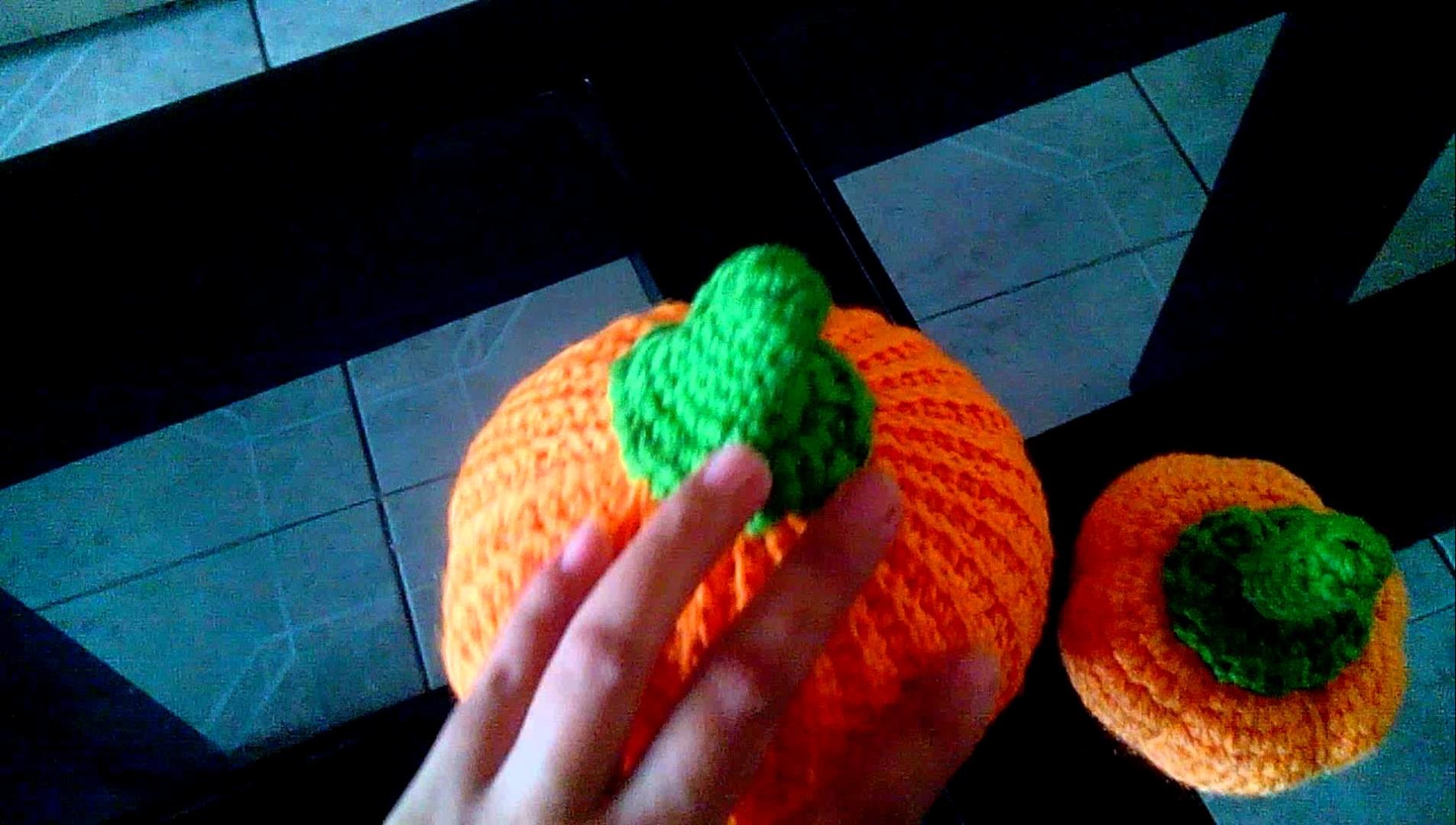 Calabazas a crochet amigurumi