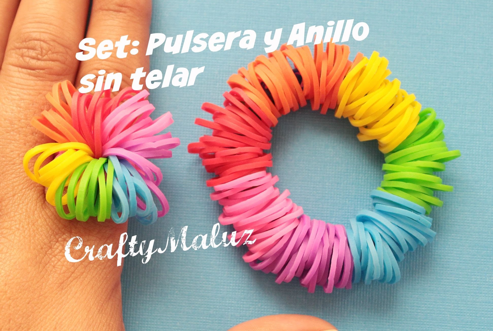 DIY : Pulsera Gusy Gusano de Gomitas. Rainbow Slinky Bracelet