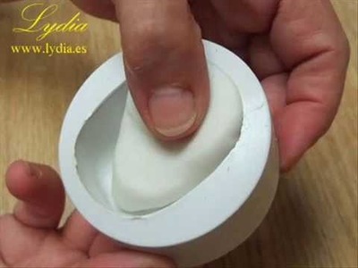LYDIA -Cara de porcelana con molde de silicona.