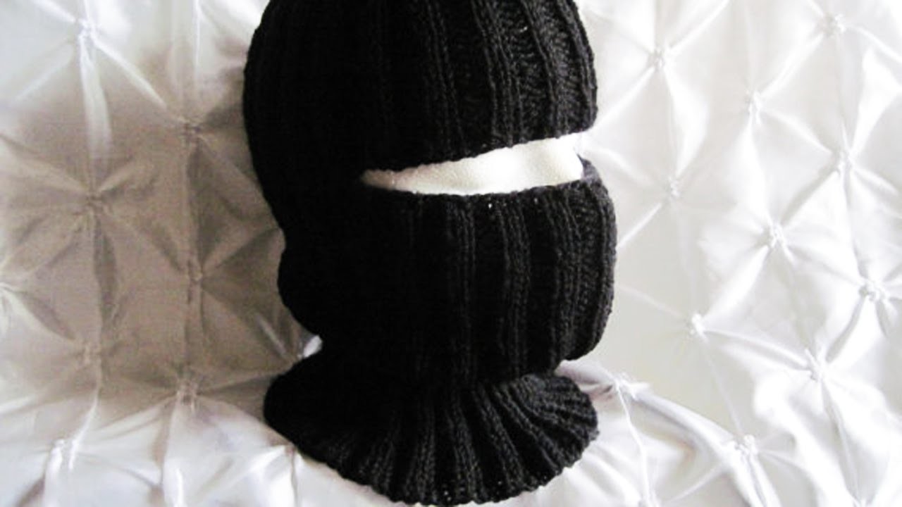 Pasamontañas tejidos en crochet y dos agujas ( imagenes )