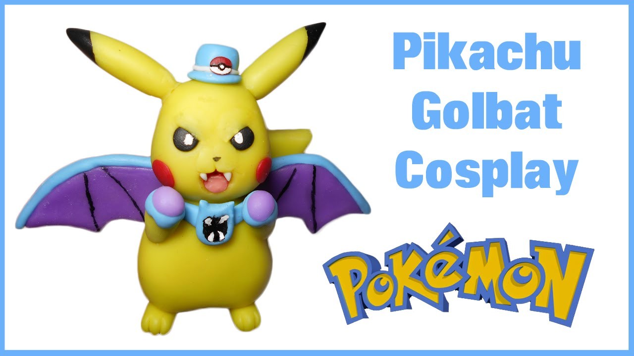 Pokemon | Pikachu Golbat Cosplay Polymer Clay Tutorial | Porcelana Fría ★ Plastilina