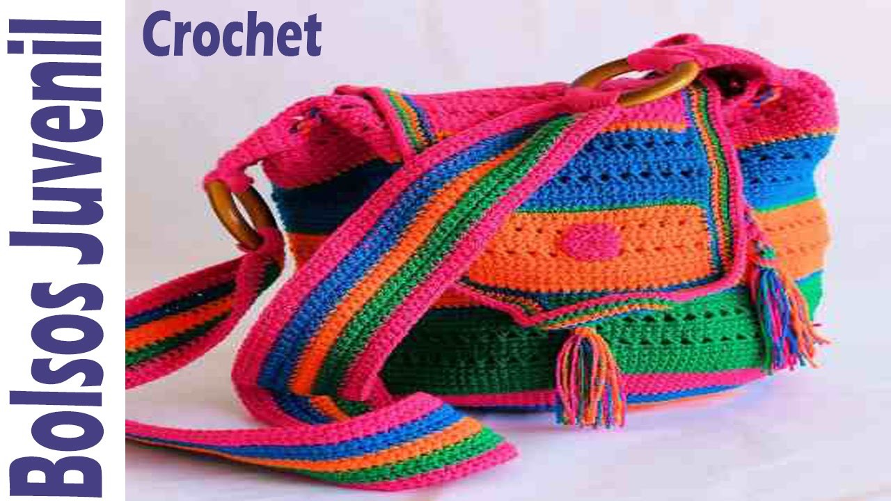 Bolsos Juveniles Tejidos en Crochet Ganchillo - Imagenes Diseños