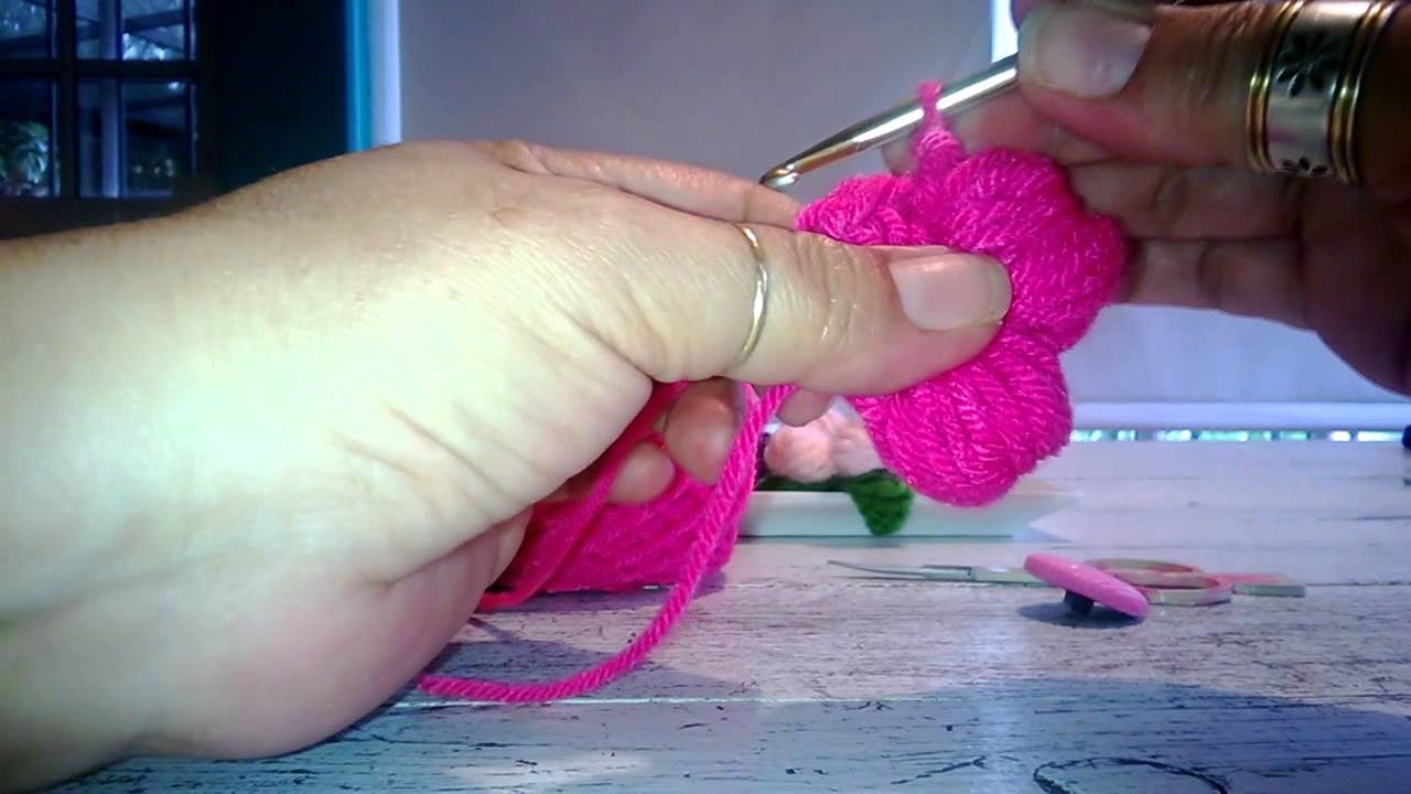 Como hacer Flores a crochet
