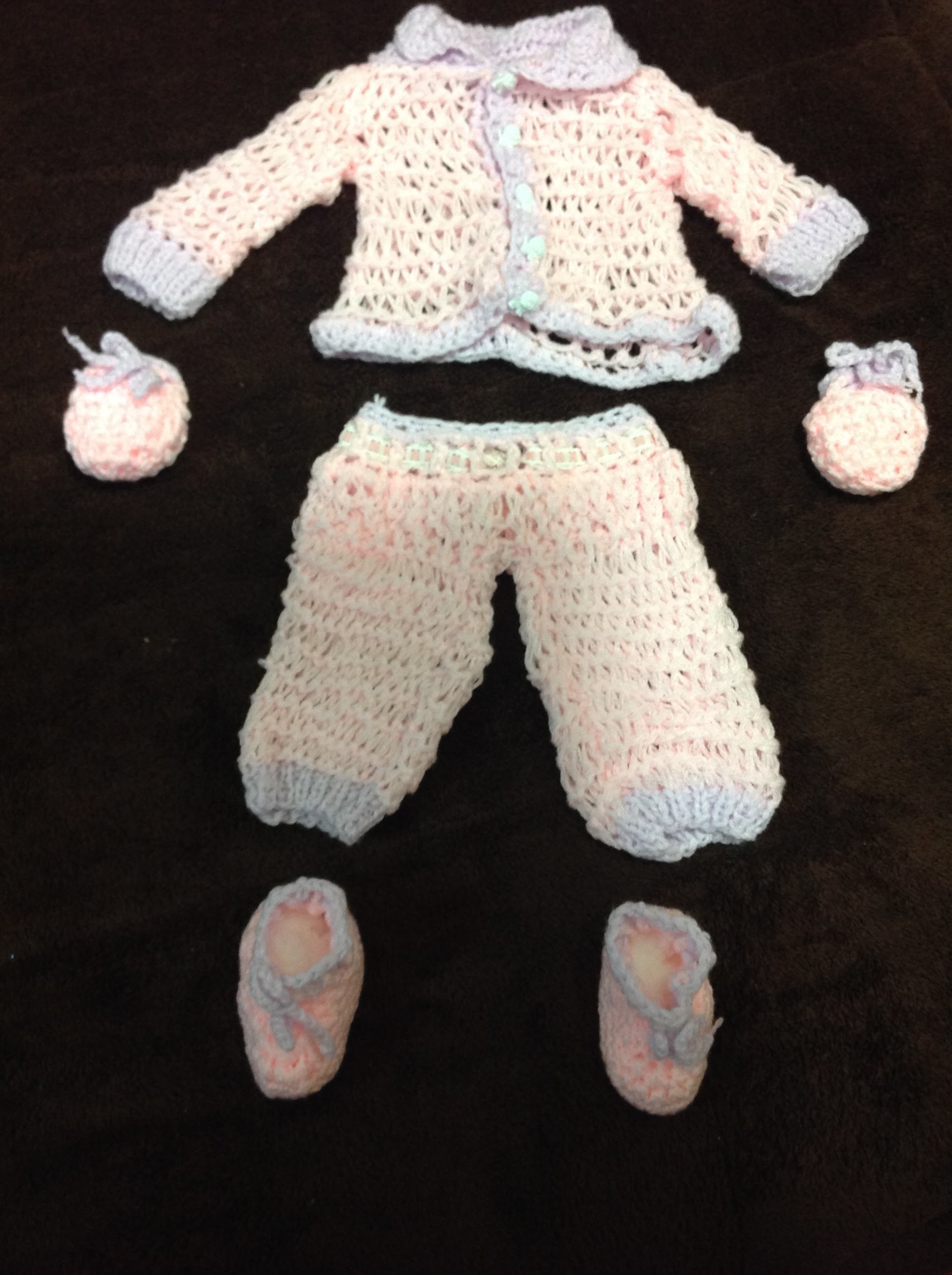 Crochet guantes tejidos para Bebé muy fácil y rápido