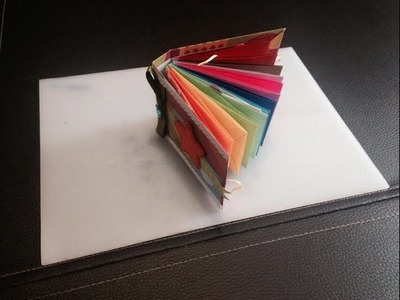 DIY, Mini álbum scrapbook con sobres de papel