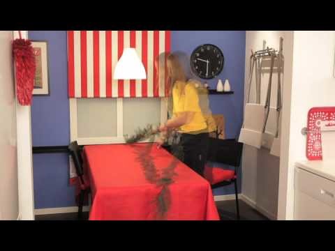 Mesas plegables para Navidad. Video consejos IKEA 21