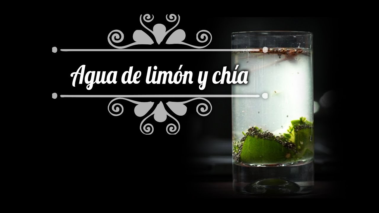 Chef Oropeza Receta: Agua de limón y chía-Lemon water recipe