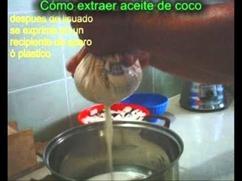 Cómo extraer Aceite de Coco